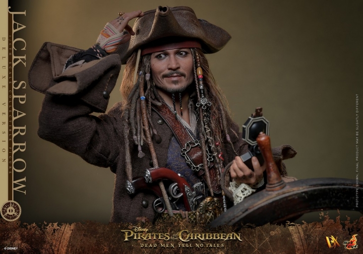 Pirates of the Caribbean: Dead Men Tell No Tales - Jack Sparrow Deluxe Version 1:6 Scale Figure