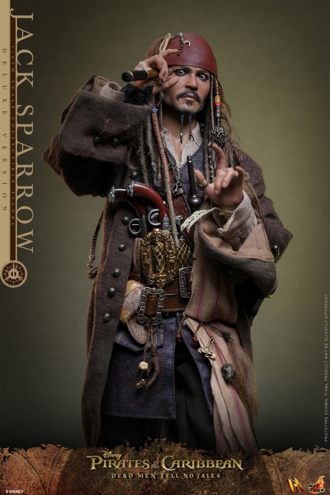 Pirates of the Caribbean: Dead Men Tell No Tales - Jack Sparrow Deluxe Version 1:6 Scale Figure