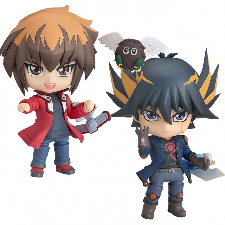 Yu-Gi-Oh! Duel Monsters GX Nendoroid Action Figure Jaden Yuki / Yusei Fudo 10 cm