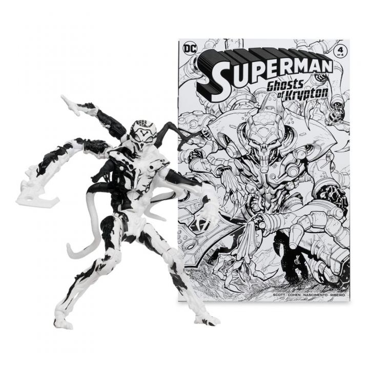 DC Direct Page Punchers & Comic Book Pack of 4 Superman Series Sketch Edition Gold Label 18 cm