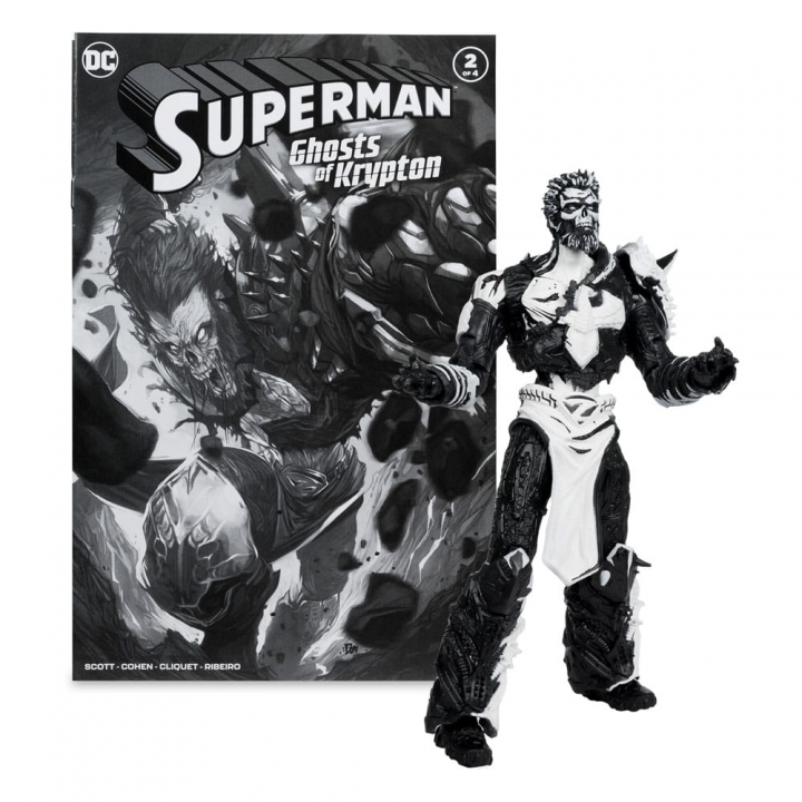 DC Direct Page Punchers & Comic Book Pack of 4 Superman Series Sketch Edition Gold Label 18 cm