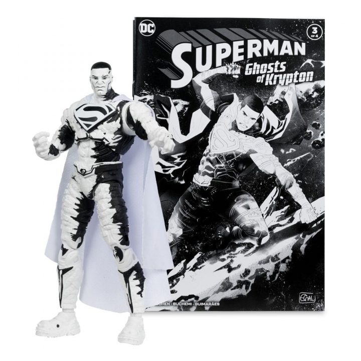 DC Direct Page Punchers & Comic Book Pack of 4 Superman Series Sketch Edition Gold Label 18 cm