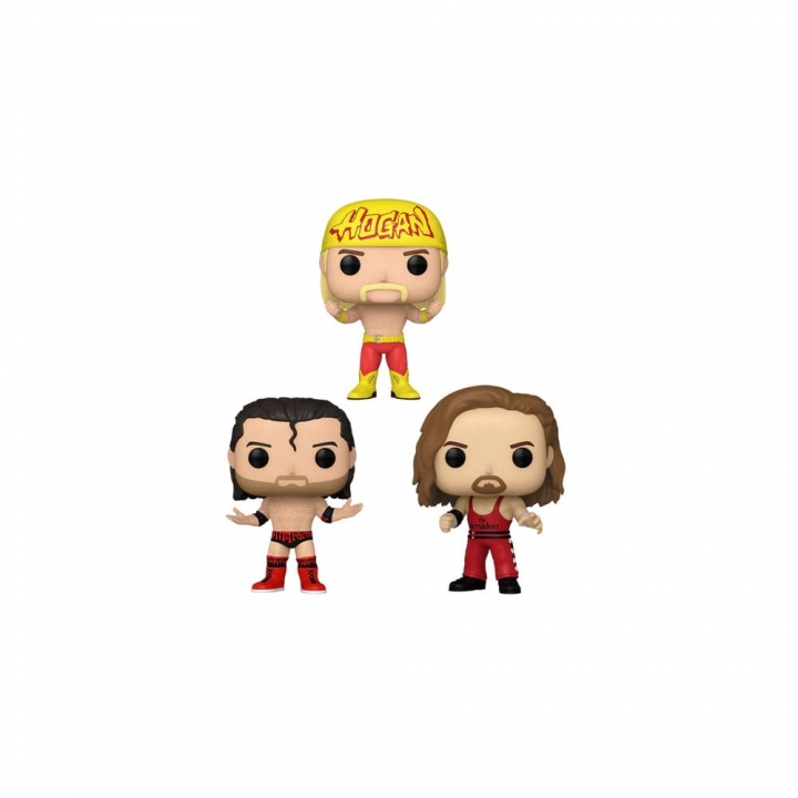 WWE POP! Vinyl Figure Hogan & Outsiders 3-Pack 9 cm