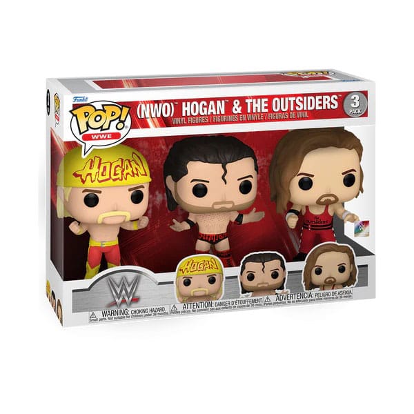 WWE POP! Vinyl Figure Hogan & Outsiders 3-Pack 9 cm