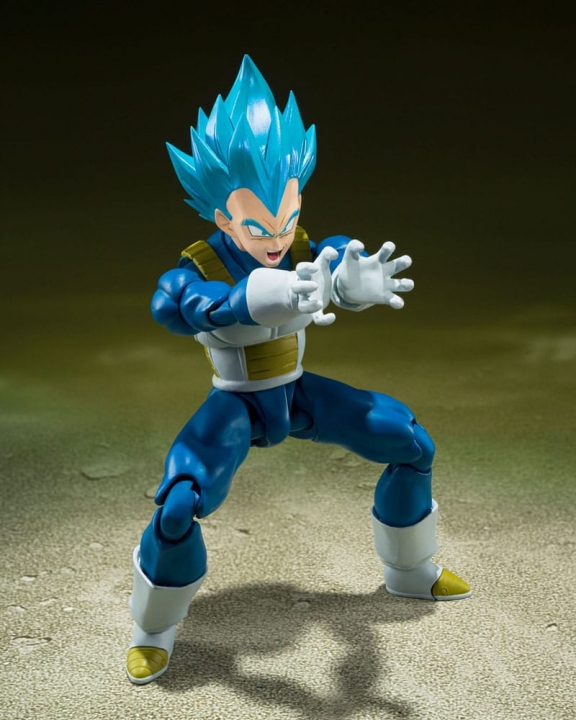 Dragon Ball Super S.H. Figuarts Action Figure Super Saiyan God Super Saiyan Vegeta Unwavering 14 cm