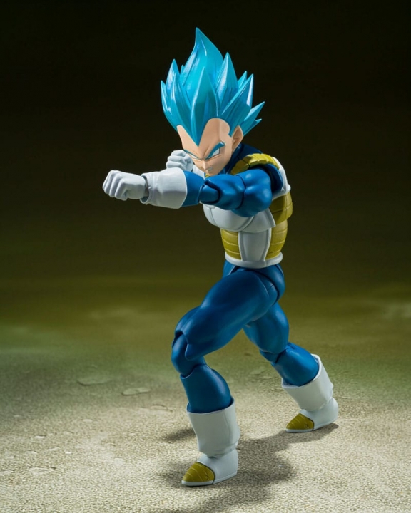 Dragon Ball Super S.H. Figuarts Action Figure Super Saiyan God Super Saiyan Vegeta Unwavering 14 cm