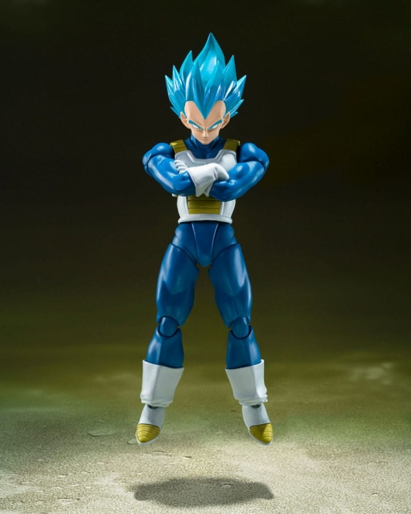 Dragon Ball Super S.H. Figuarts Action Figure Super Saiyan God Super Saiyan Vegeta Unwavering 14 cm