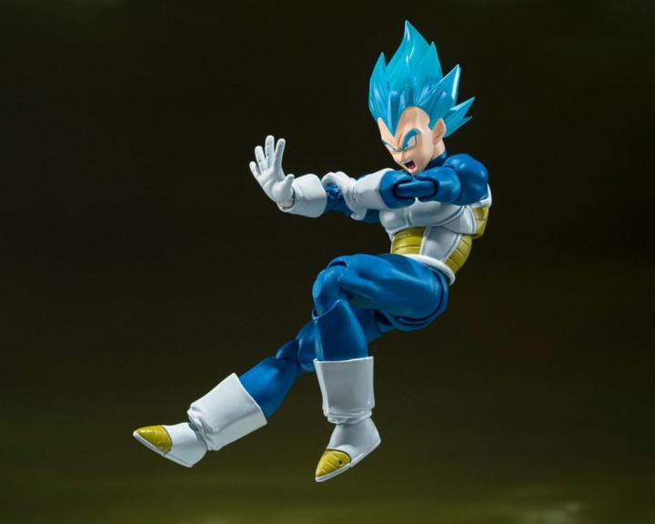 Dragon Ball Super S.H. Figuarts Action Figure Super Saiyan God Super Saiyan Vegeta Unwavering 14 cm