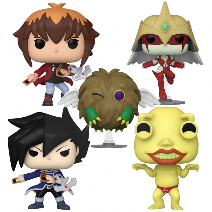 Yu-Gi-Oh! Pop! Animation Vinyl Chazz / Burstinatrix / Ojama Yellow / Winged Kuriboh / Jaden 9 cm