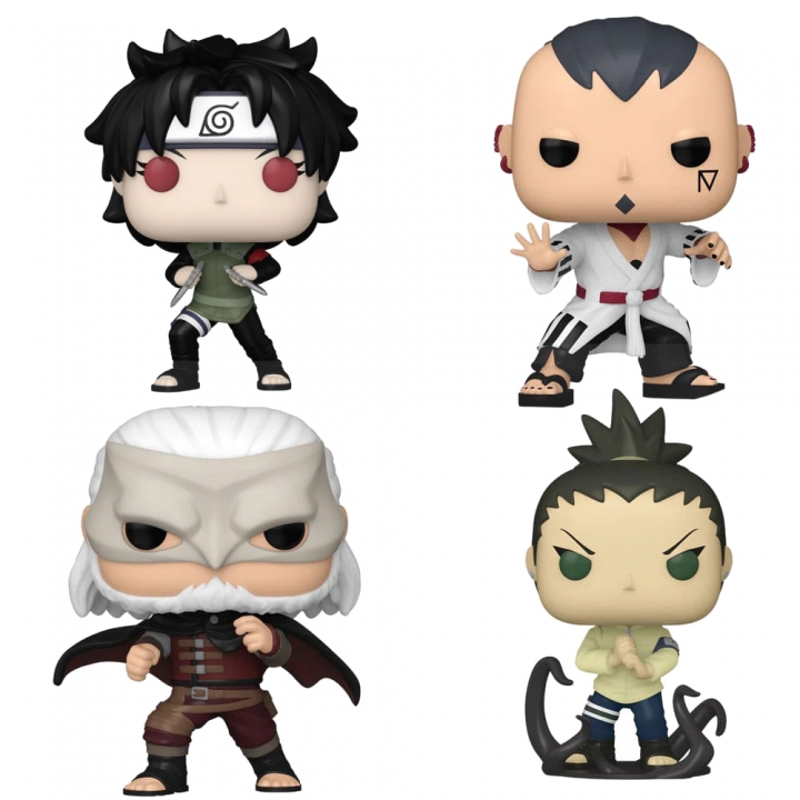 Boruto: Naruto Next Generations POP! Animation Vinyl Shikadai / Mirai / Jigen / Koji Kashin 9 cm