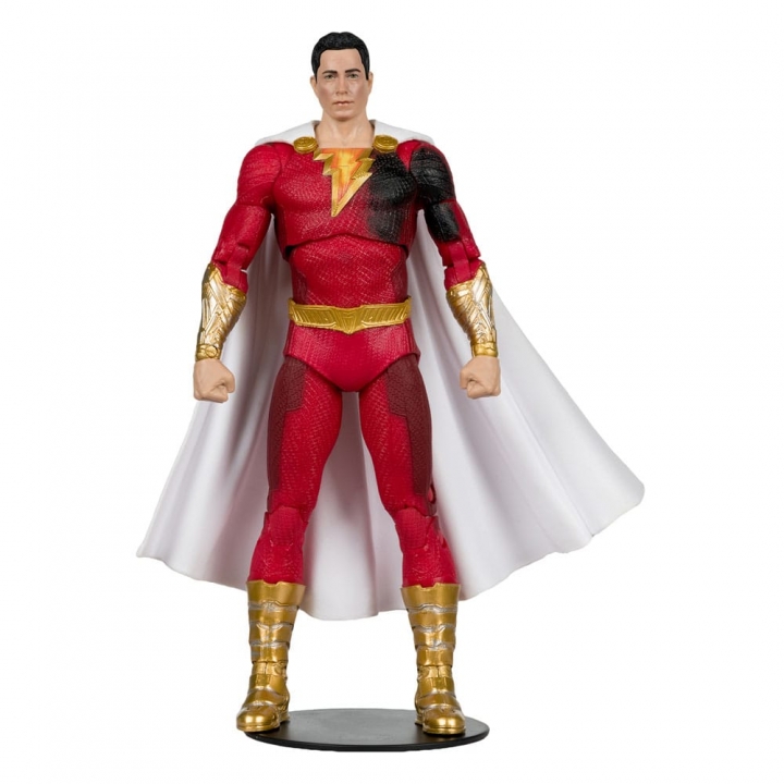 DC Multiverse Action Figures Pack of 2 Shazam (Battle Damage) & Freddie Freeman (Gold Label) 18 cm