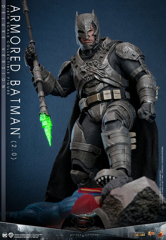 Batman v Superman: Dawn of Justice Movie Masterpiece 1/6 Armored Batman 2.0 Deluxe 33 cm