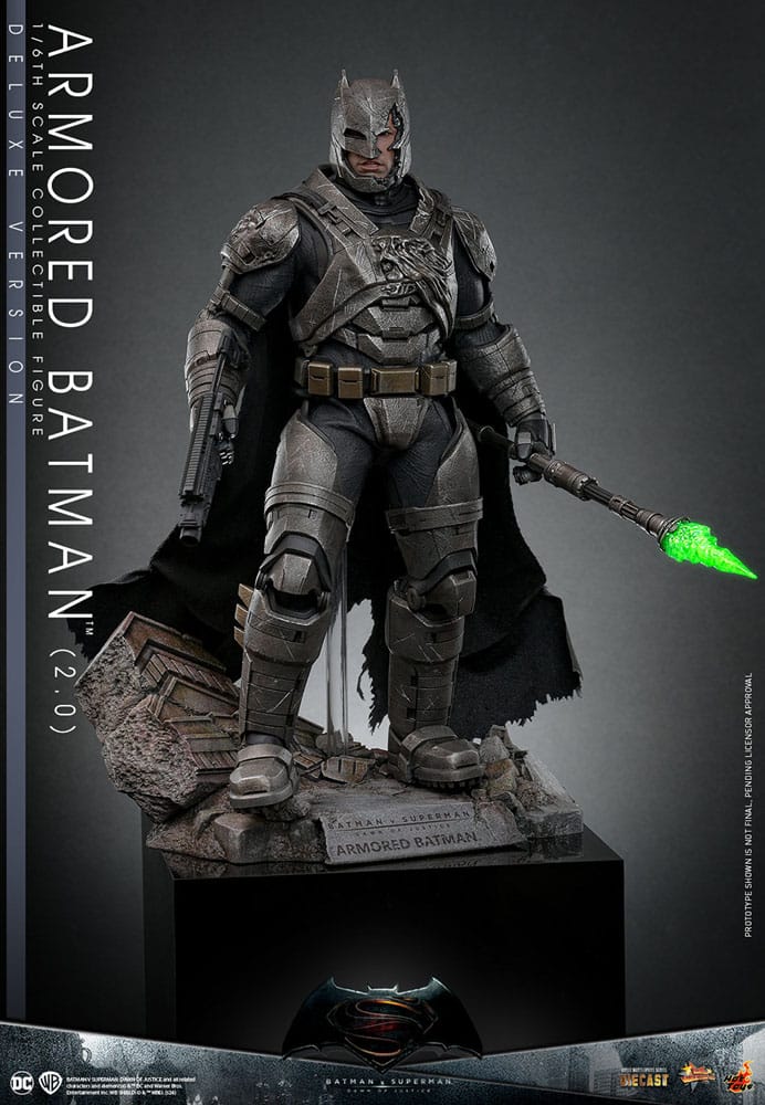 Batman v Superman: Dawn of Justice Movie Masterpiece 1/6 Armored Batman 2.0 Deluxe 33 cm