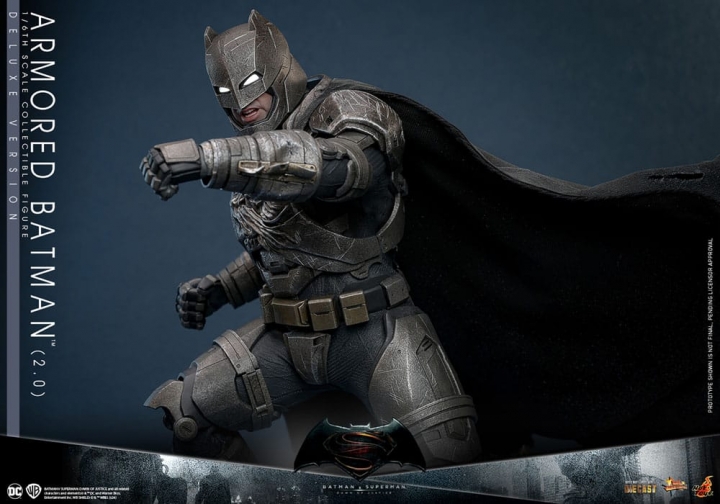 Batman v Superman: Dawn of Justice Movie Masterpiece 1/6 Armored Batman 2.0 Deluxe 33 cm