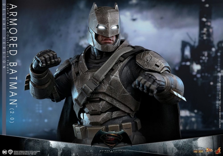 Batman v Superman: Dawn of Justice Movie Masterpiece 1/6 Armored Batman 2.0 Deluxe 33 cm