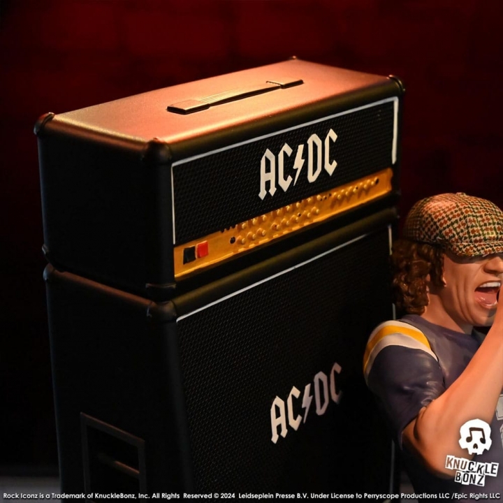 AC/DC Rock Iconz Statue Brian Johnson 23 cm