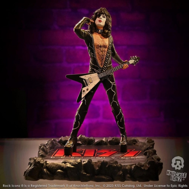 Kiss Rock Iconz Statue The Spaceman / The Catman / The Demon / The Starchild 22 cm