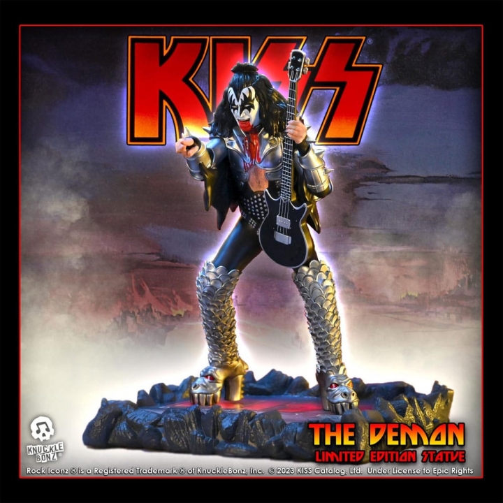 Kiss Rock Iconz Statue The Spaceman / The Catman / The Demon / The Starchild 22 cm