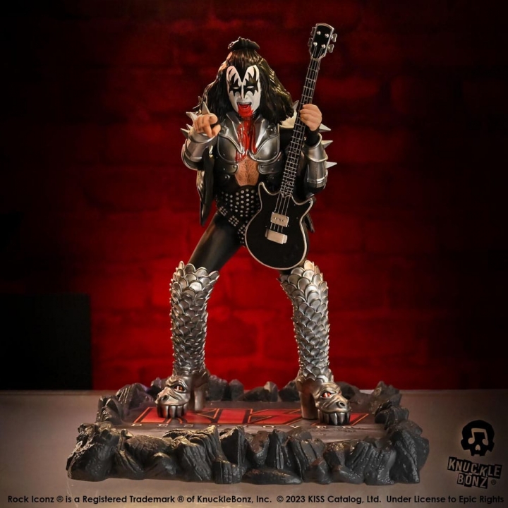 Kiss Rock Iconz Statue The Spaceman / The Catman / The Demon / The Starchild 22 cm