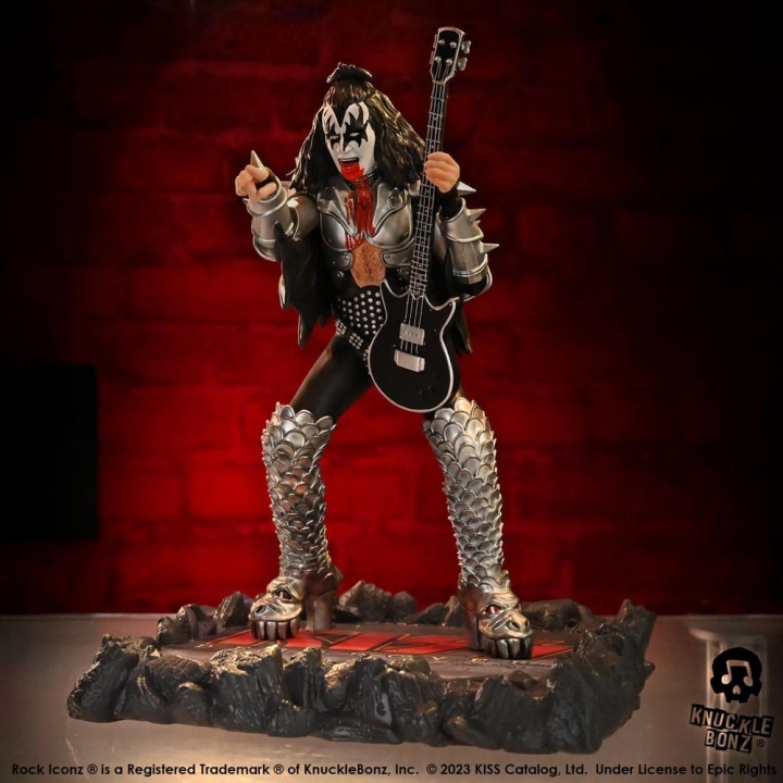 Kiss Rock Iconz Statue The Spaceman / The Catman / The Demon / The Starchild 22 cm