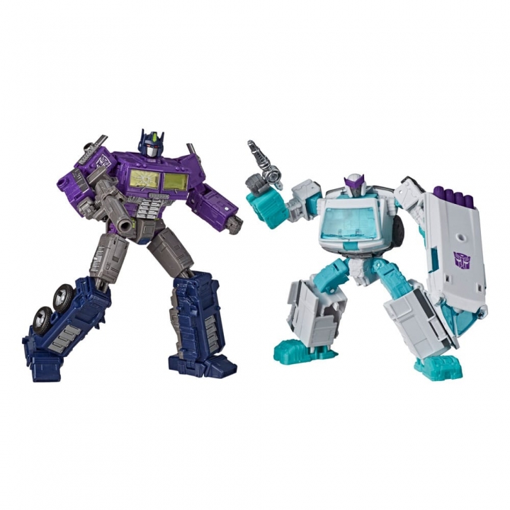 Transformers Generations Selects Action Figure 2-Pack Shattered Glass Optimus Prime & Ratchet