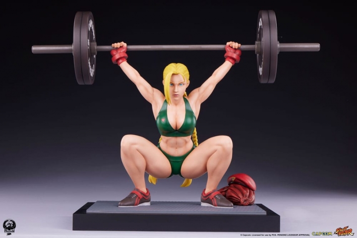 Street Fighter Premier Series Statue 1/4 Cammy: Powerlifting / SF6 / Alpha 41 cm