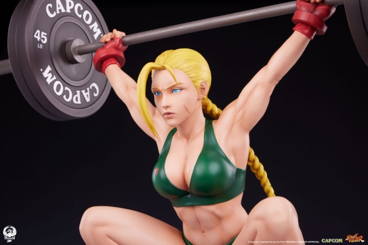 Street Fighter Premier Series Statue 1/4 Cammy: Powerlifting / SF6 / Alpha 41 cm