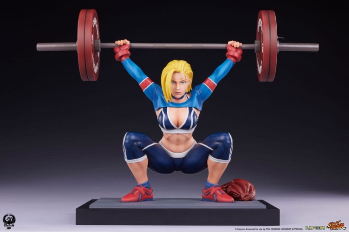 Street Fighter Premier Series Statue 1/4 Cammy: Powerlifting / SF6 / Alpha 41 cm