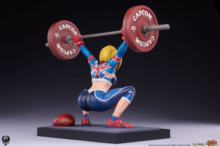 Street Fighter Premier Series Statue 1/4 Cammy: Powerlifting / SF6 / Alpha 41 cm