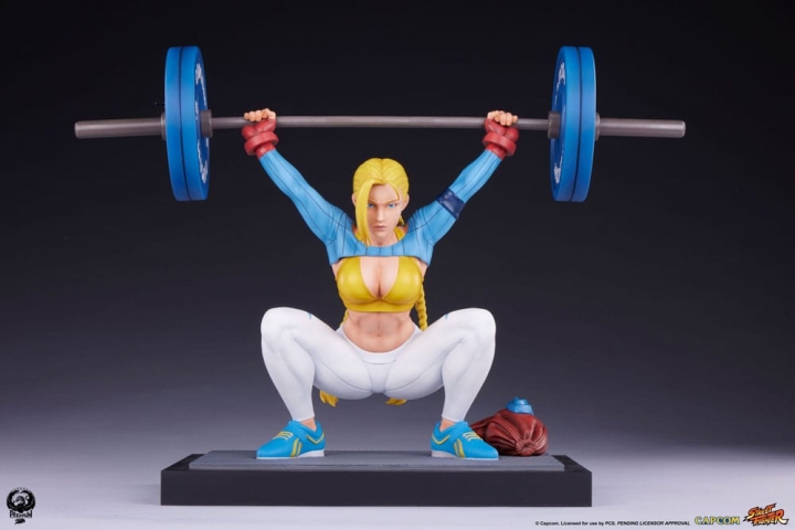 Street Fighter Premier Series Statue 1/4 Cammy: Powerlifting / SF6 / Alpha 41 cm