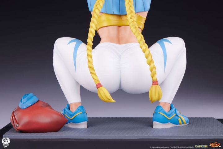 Street Fighter Premier Series Statue 1/4 Cammy: Powerlifting / SF6 / Alpha 41 cm