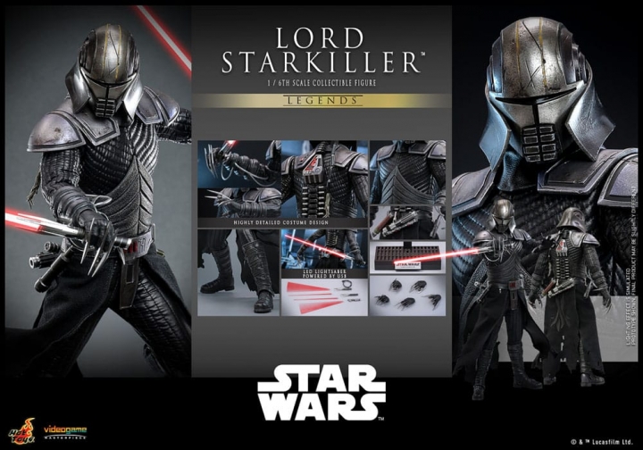 Star Wars Legends Videogame Masterpiece Action Figure 1/6 Lord Starkiller 31 cm