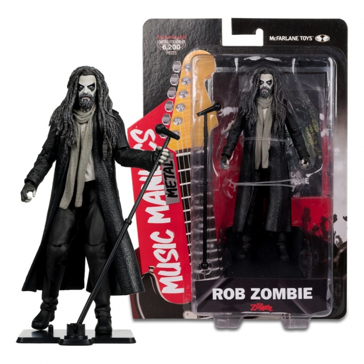 Metal Music Maniacs Action Figure Wave 2 Rob Zombie / Trooper Eddie (Iron Maiden) 15 cm