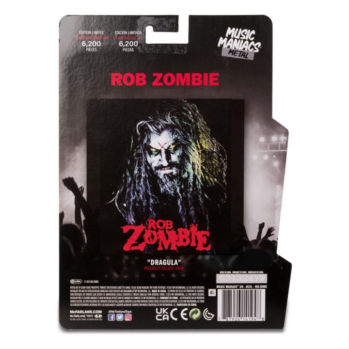 Metal Music Maniacs Action Figure Wave 2 Rob Zombie / Trooper Eddie (Iron Maiden) 15 cm