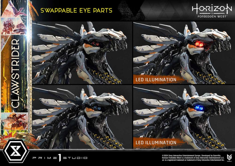 Horizon Forbidden West Ultimate Premium Masterline Series Statue 1/4 Clawstrider 68 cm