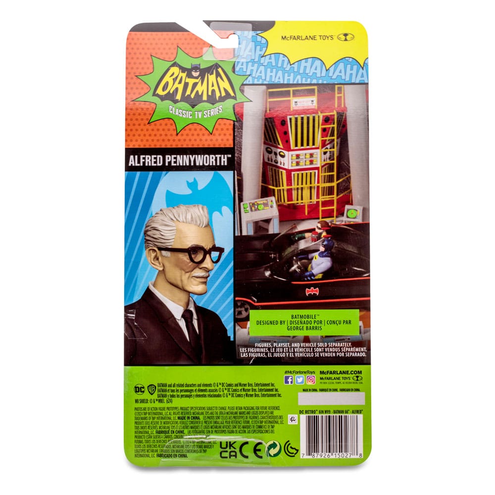 DC Retro Action Figure Batman 66 Space Batman / Alfred 15 cm