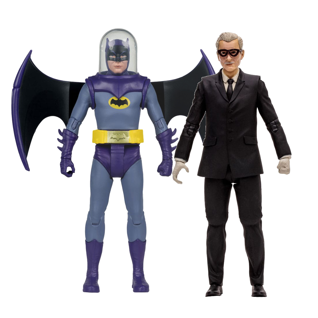 DC Retro Action Figure Batman 66 Space Batman / Alfred 15 cm