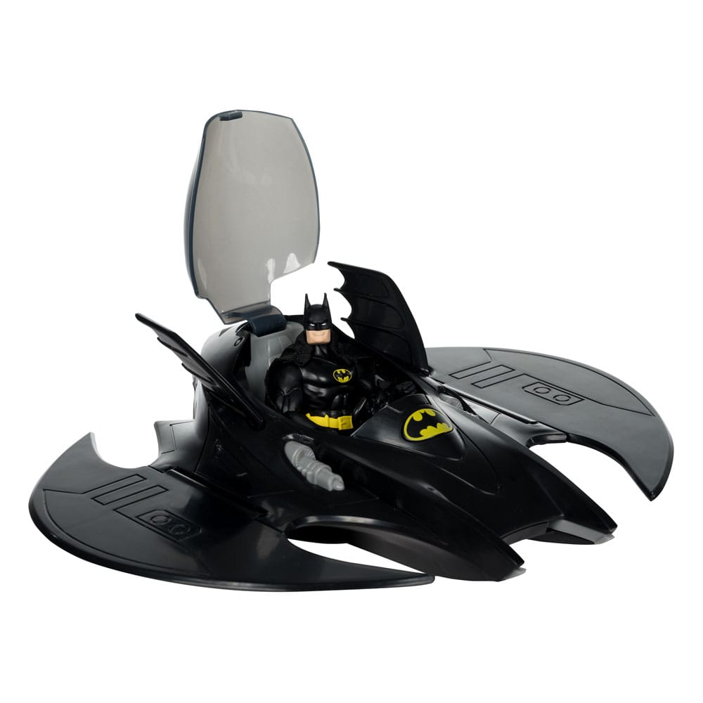 DC Direct Super Powers Pack of 3 Batman Black Suit, The Whirly & The Batwing Gold Label SDCC 13 cm