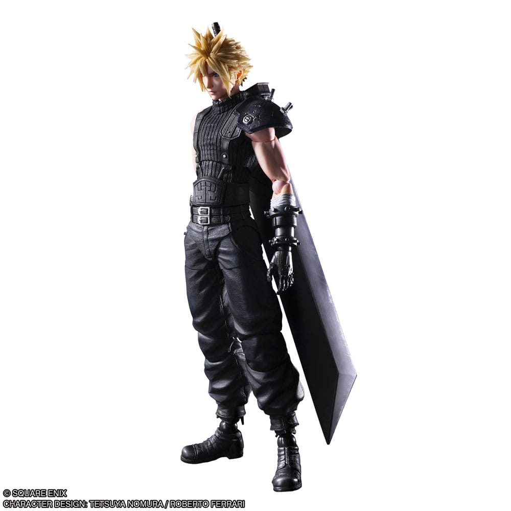 Final Fantasy VII Play Arts Kai Action Figure Yuffie Kisaragi / Cloud Strife 25 cm