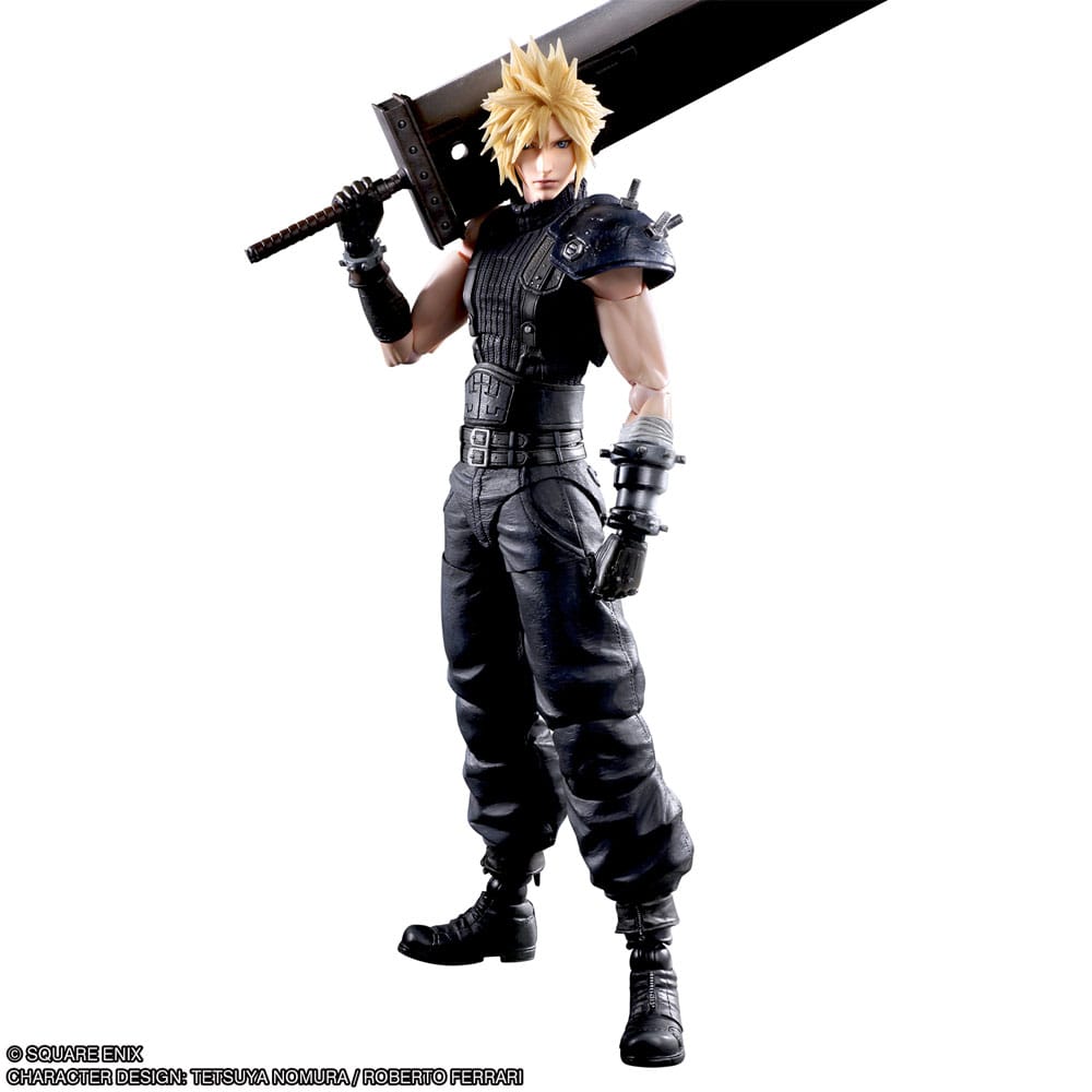 Final Fantasy VII Play Arts Kai Action Figure Yuffie Kisaragi / Cloud Strife 25 cm