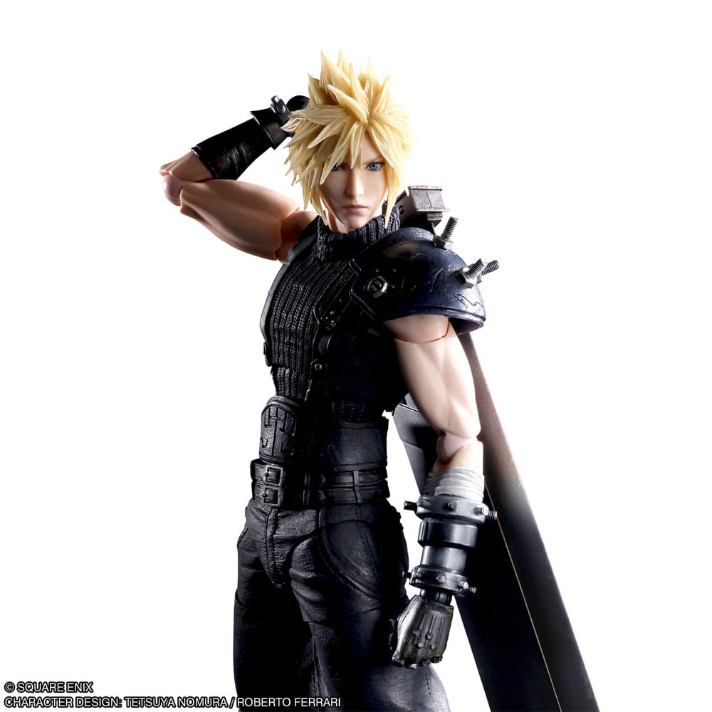 Final Fantasy VII Play Arts Kai Action Figure Yuffie Kisaragi / Cloud Strife 25 cm