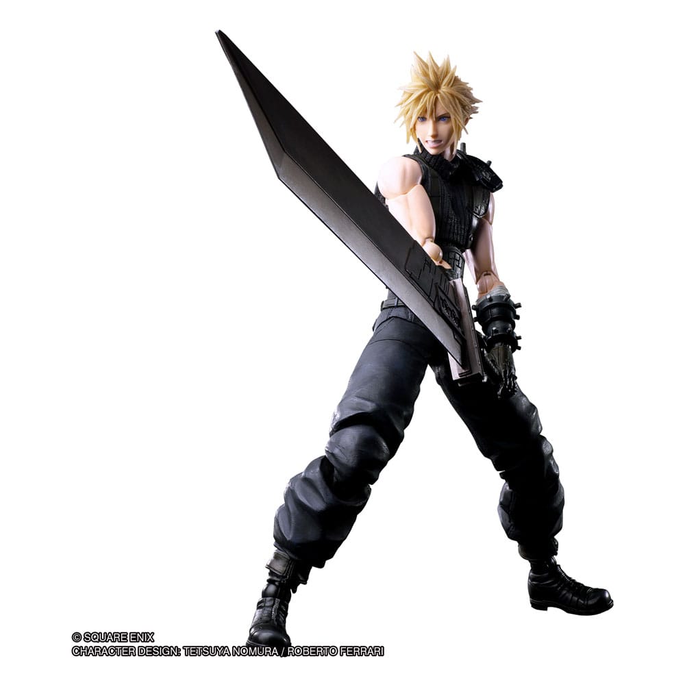 Final Fantasy VII Play Arts Kai Action Figure Yuffie Kisaragi / Cloud Strife 25 cm