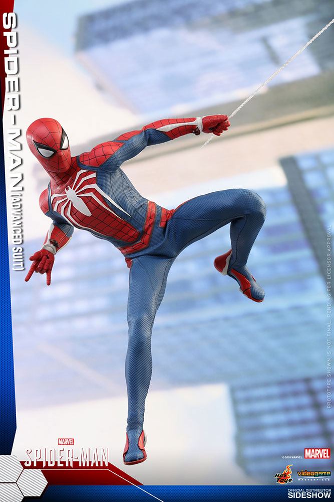 Hot Toys Marvel's Spider-Man Videogame Masterpiece Action Figure 1/6 Spider-Man Advanced Suit 30 cm