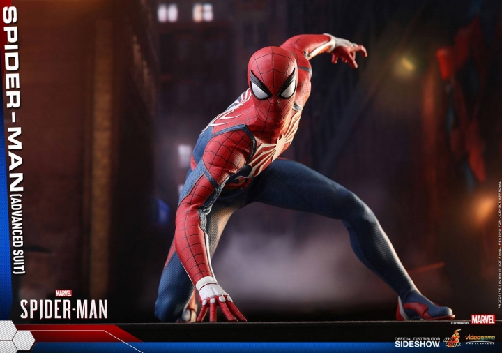 Hot Toys Marvel's Spider-Man Videogame Masterpiece Action Figure 1/6 Spider-Man Advanced Suit 30 cm