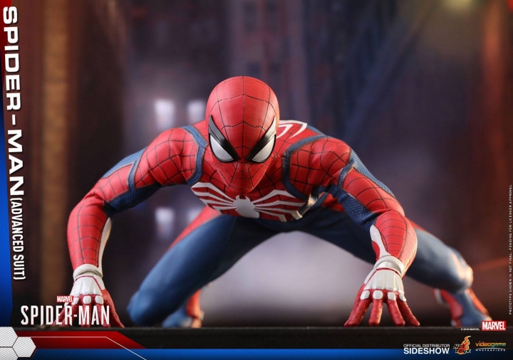 Hot Toys Marvel's Spider-Man Videogame Masterpiece Action Figure 1/6 Spider-Man Advanced Suit 30 cm