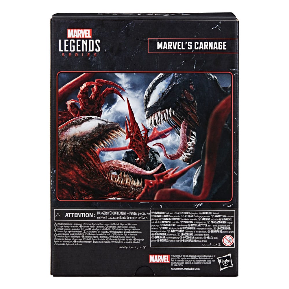 Venom: Let There Be Carnage Marvel Legends Action Figure Marvel's Carnage 15 cm