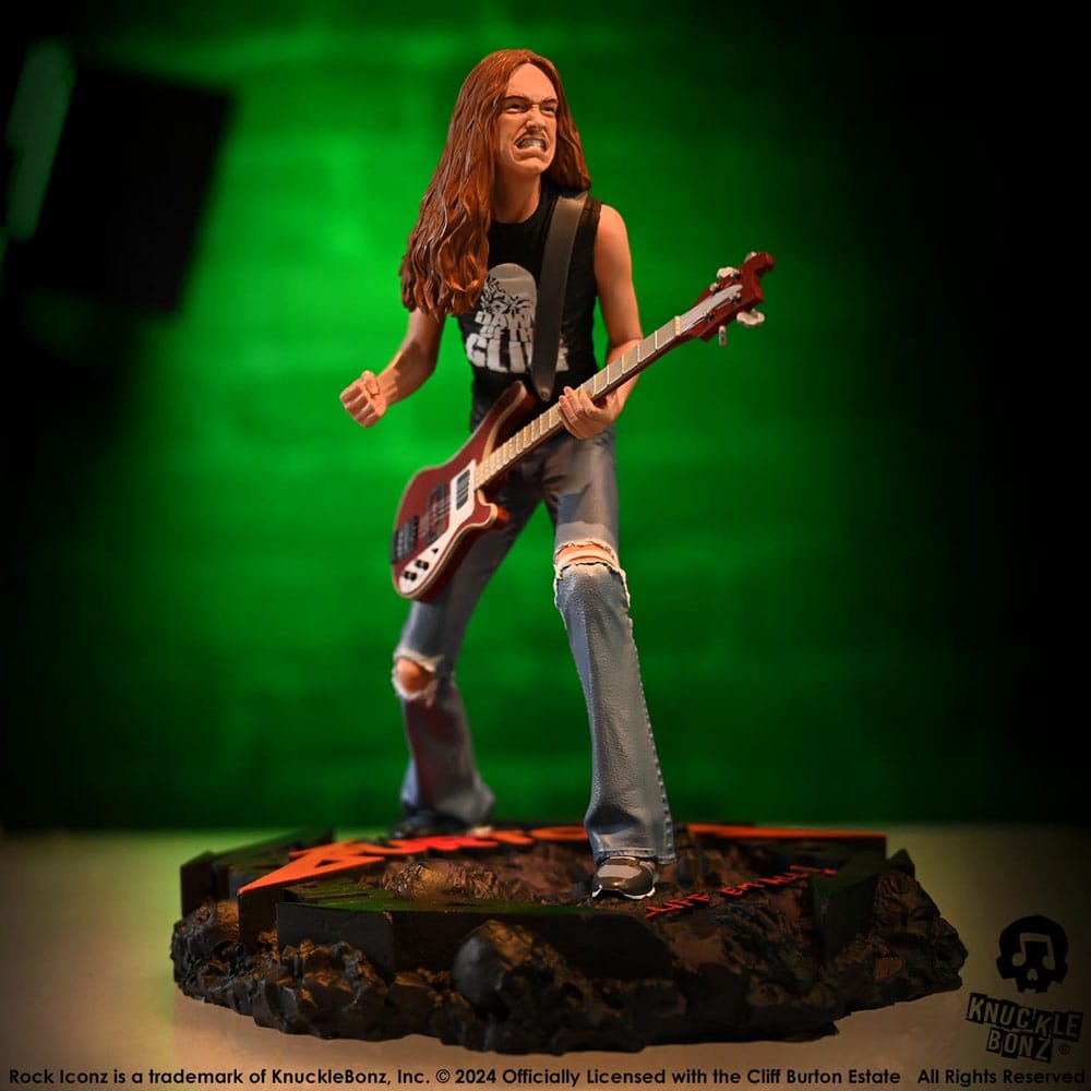 Metallica Rock Iconz Statue Cliff Burton II 22 cm