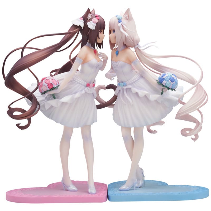 Nekopara PVC Statue 1/7 Nekopara Chocola / Vanilla Dream of Eden Ver. 23 cm