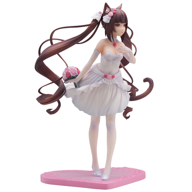 Nekopara PVC Statue 1/7 Nekopara Chocola / Vanilla Dream of Eden Ver. 23 cm