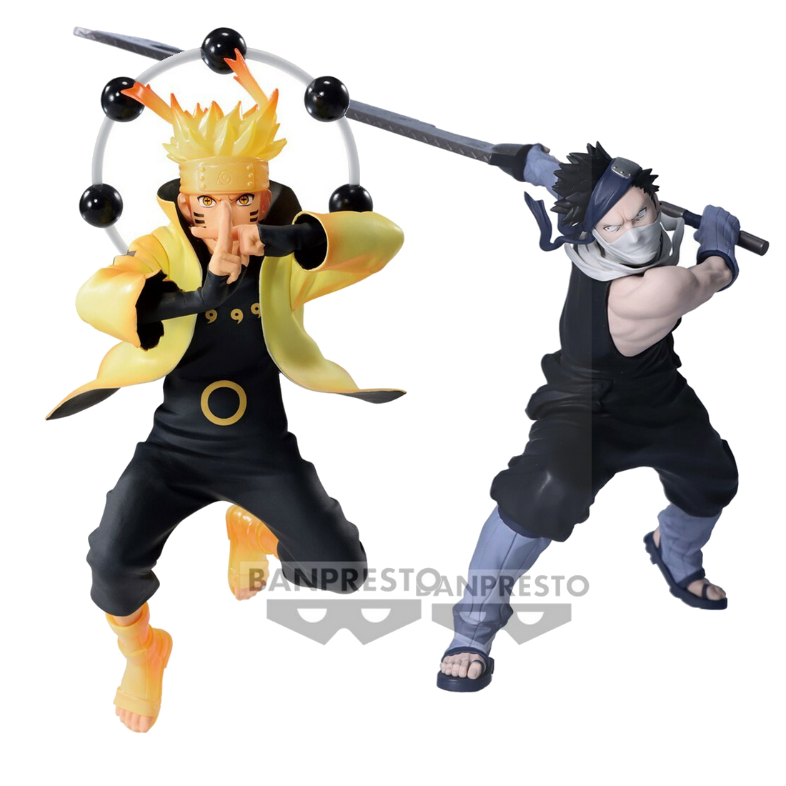 Naruto Shippuden: Vibration Stars - Naruto Uzumaki V Special / Zabuza Momochi 13-14 cm